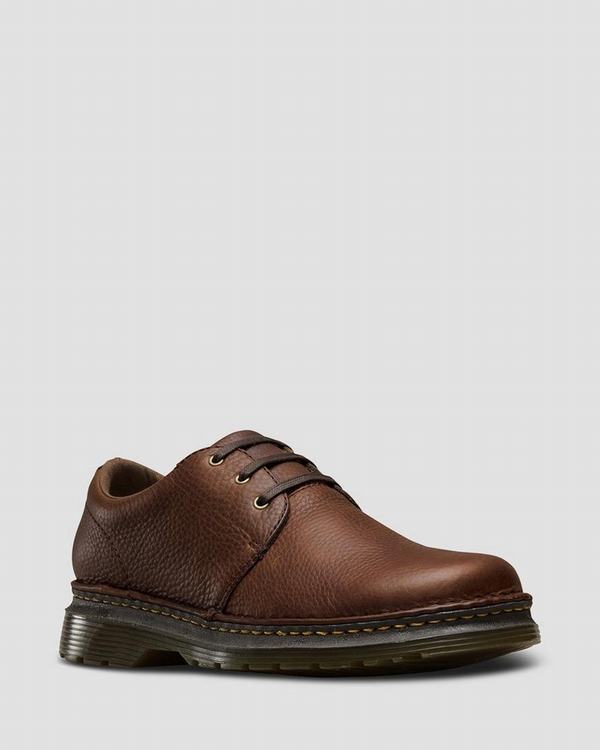 Dr Martens Pánské Polobotky Hazeldon Grizzly Tmavě Hnědé, CZ-265301